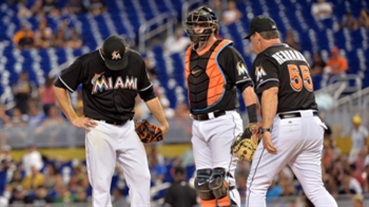 Marlins fall to A's after 14 innings