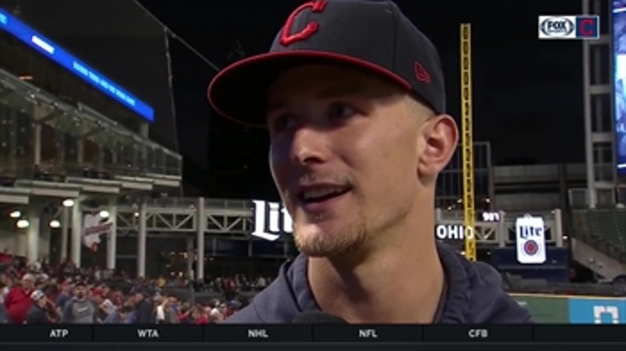 Zach Plesac describes his first MLB win