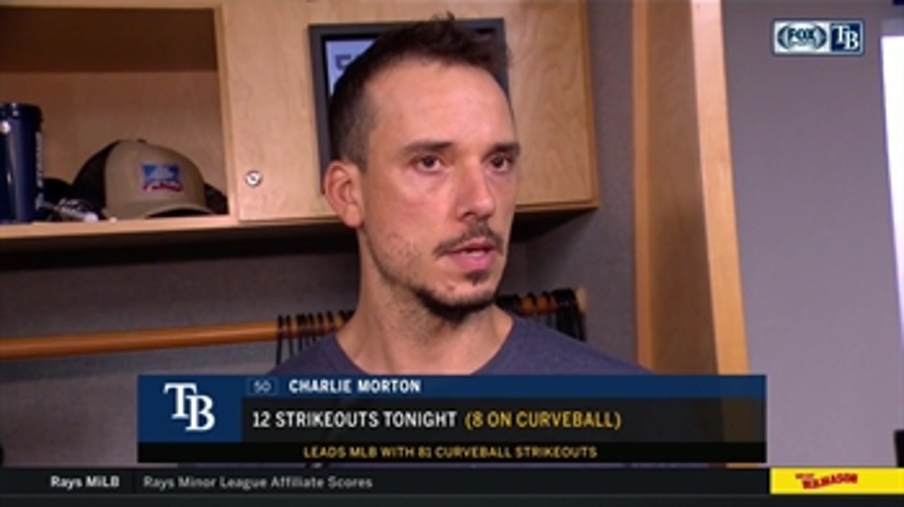 Charlie Morton details his 12-strikeout night, Rays' 6-3 win