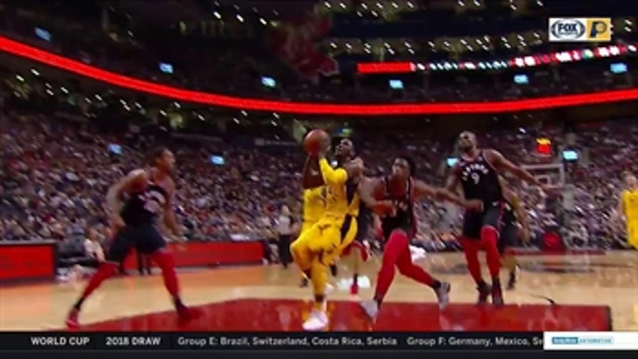 HIGHLIGHTS: Oladipo scores 36 points in Pacers' loss to Raptors