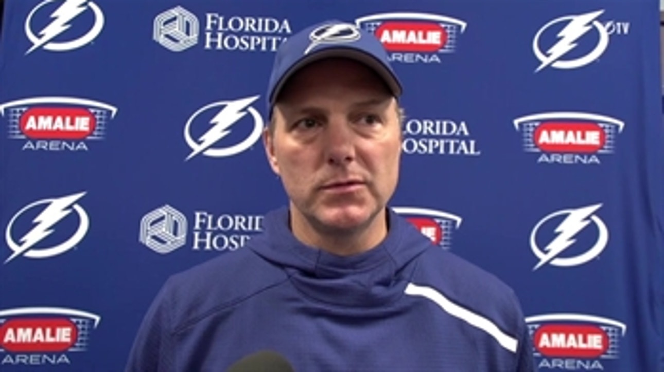 Jon Cooper expands on the status, availability of Victor Hedman and Ondrej Palat