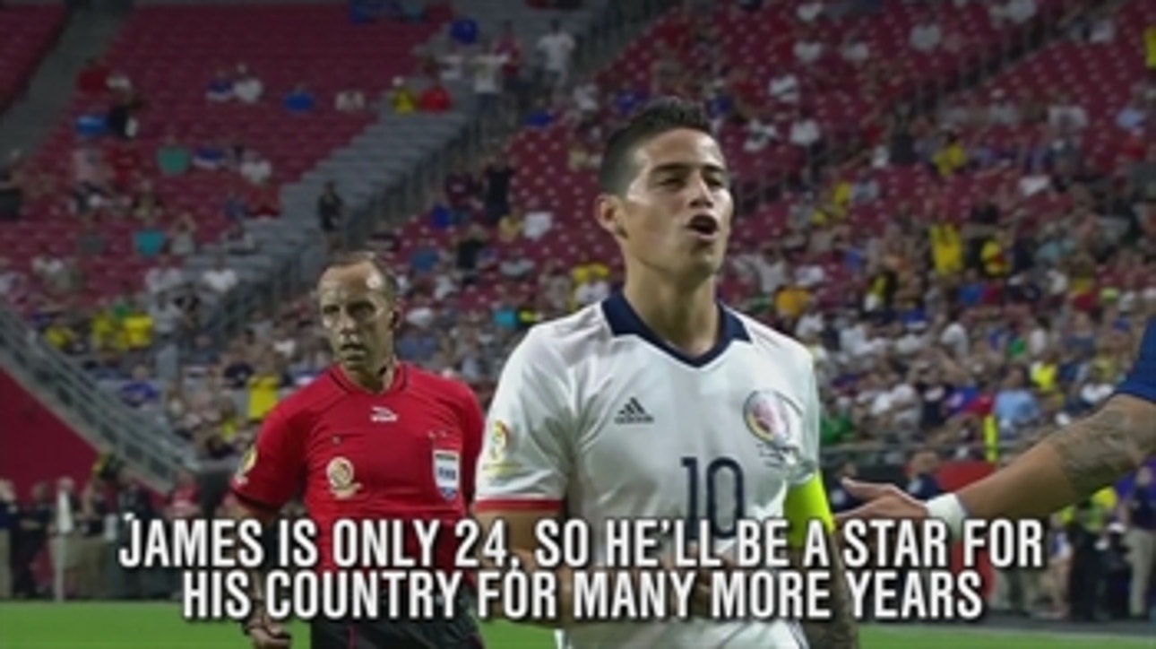 James Rodriguez leads Colombia to third place in Copa America