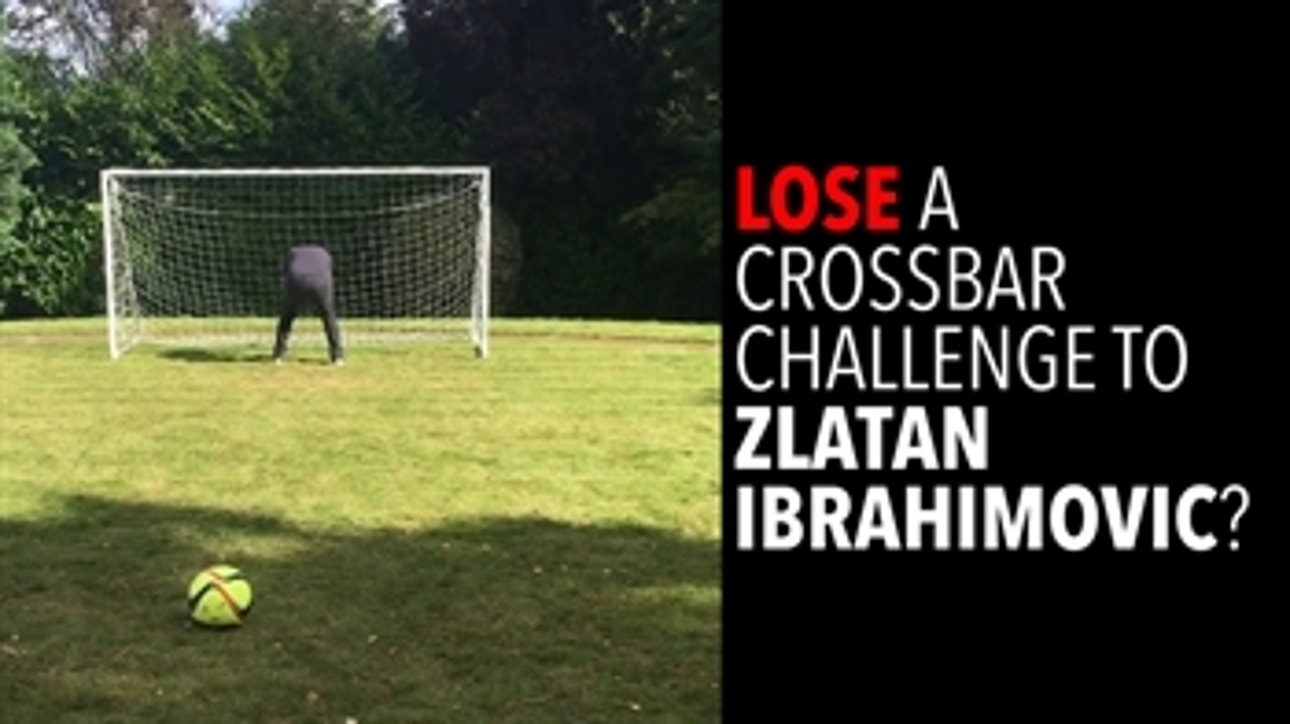 This is what happens when you lose a crossbar challenge to Zlatan Ibrahimovic