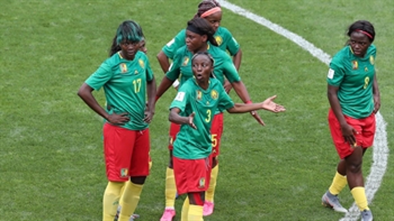 Cameroon's goal vs. England disallowed after VAR ' 2019 FIFA Women's World Cup™