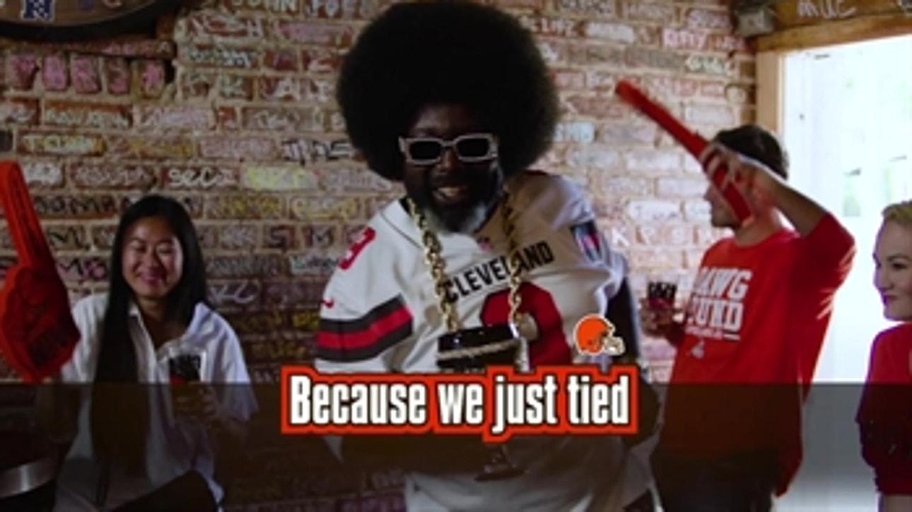 'Because we just tied': Afroman and Browns fans were partying last week