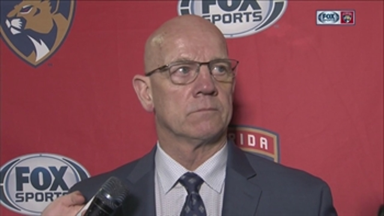 Tom Rowe says Panthers are stepping up on penalty kill