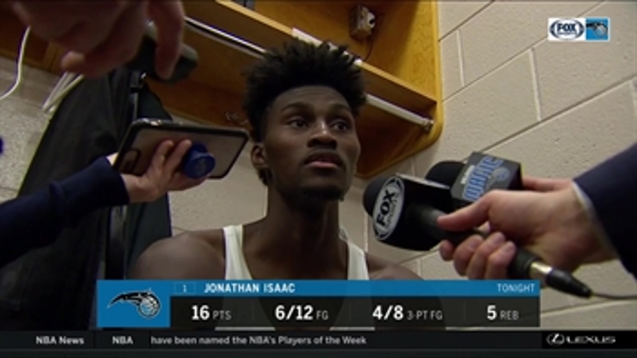 Jonathan Isaac on frustrating loss, importance of  stepping up their game down the stretch
