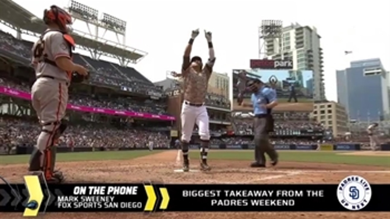 Mark Sweeney on the Padres' series win over the Giants