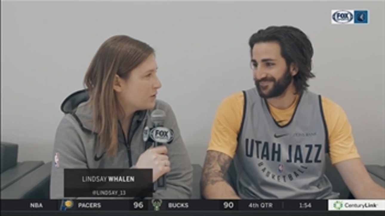 Lindsay Whalen catches up with Ricky Rubio