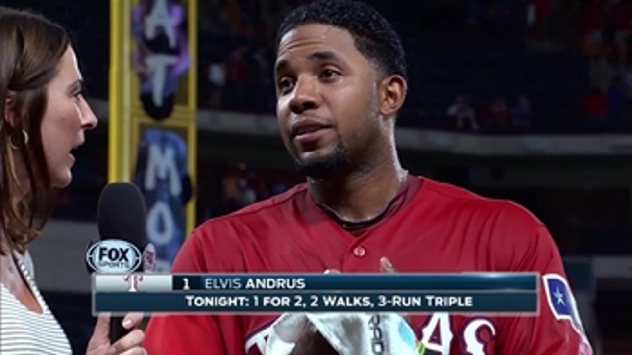 Elvis Andrus helps with 3 RBI in win over Red Sox