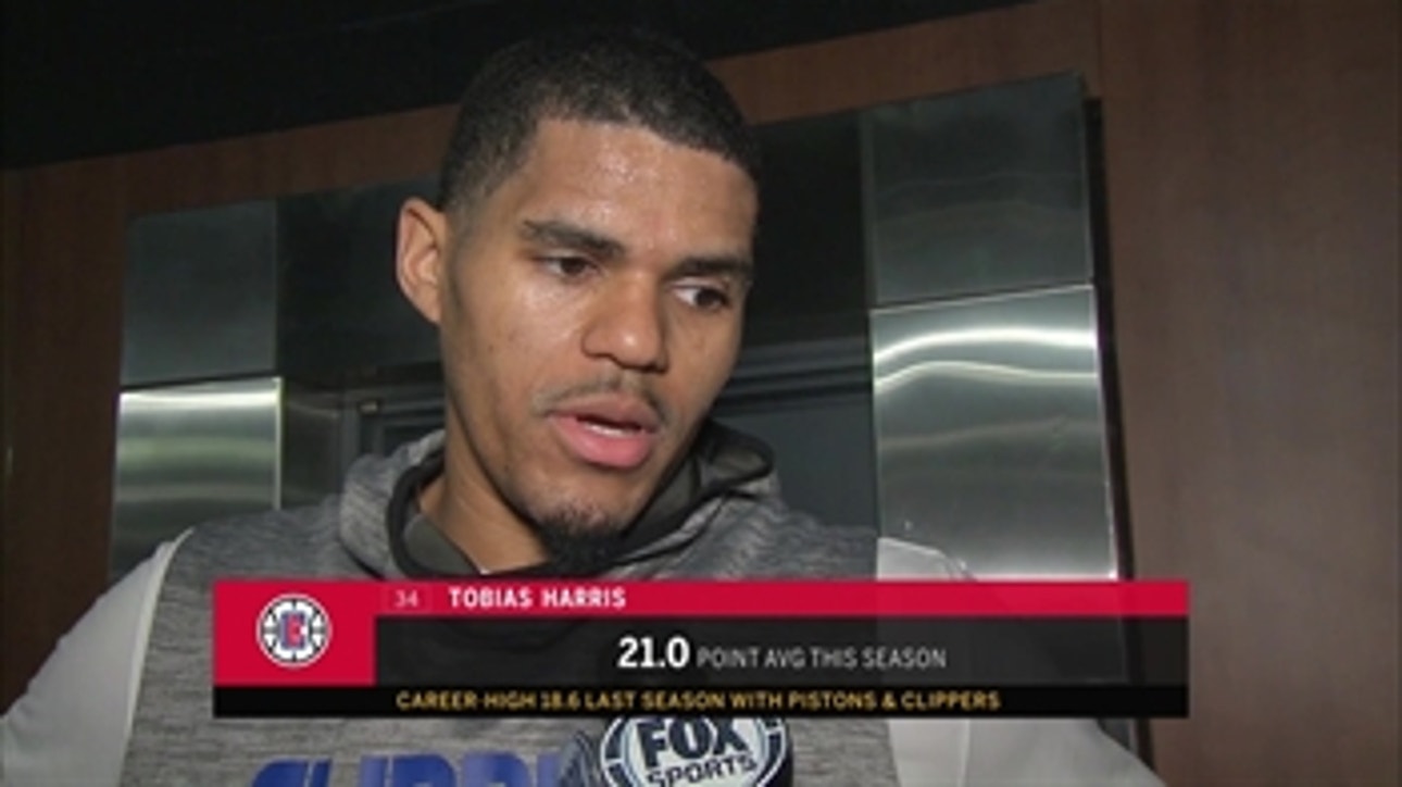 Tobias Harris keeping his focus following trade to Clippers