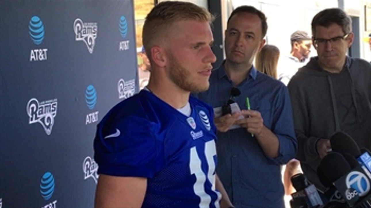 Rookie WR Cooper Kupp talks Jared Goff's 'desire to win' with Rams