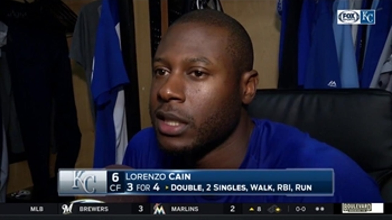 Lorenzo Cain on snapping Indians' streak: 'It's nice to get rid of it'