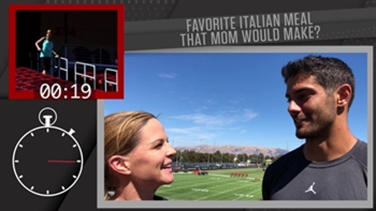 1 Up 1 Down: Jimmy Garoppolo answers the tough questions before Week 2