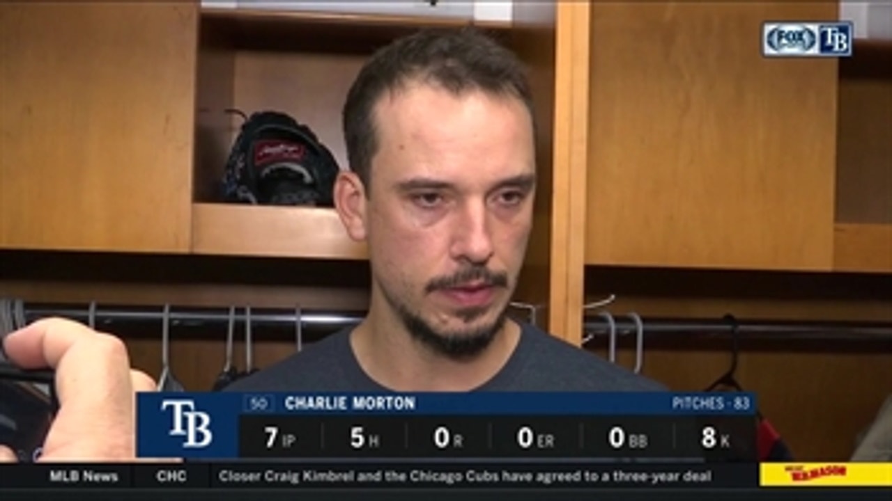 Charlie Morton reflects on his start: Pleased with the efficiency