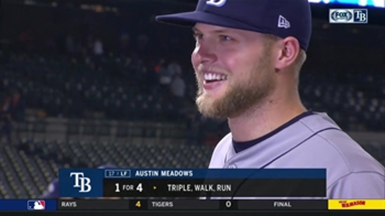 Austin Meadows on win: 'It's good to answer, We're gonna get on a roll here now'