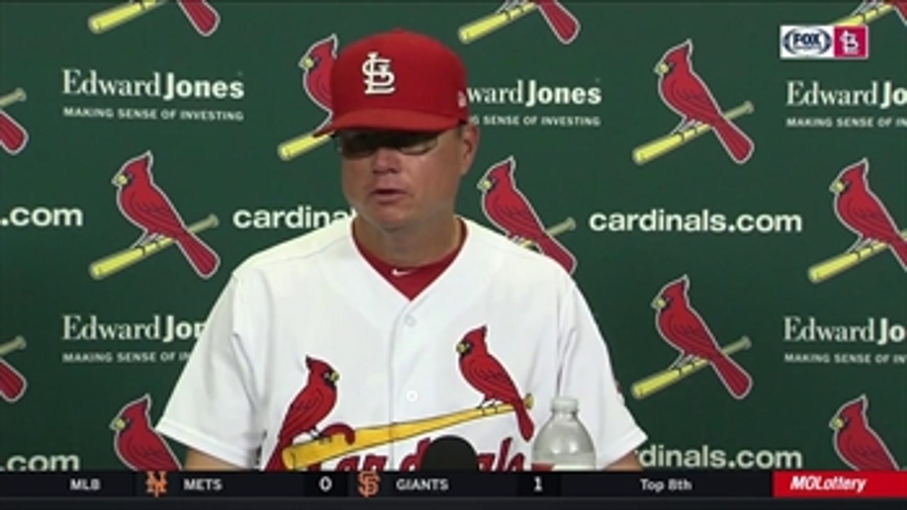 Mike Shildt on Yadier Molina: 'That's a special guy that's doing special things'