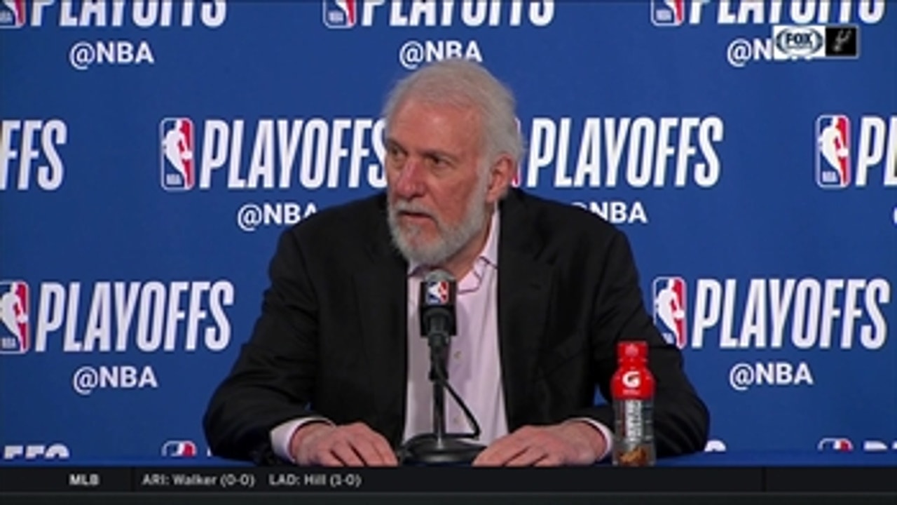 Pop: 'Jump higher and be quicker and tell Kevin to not be so good'