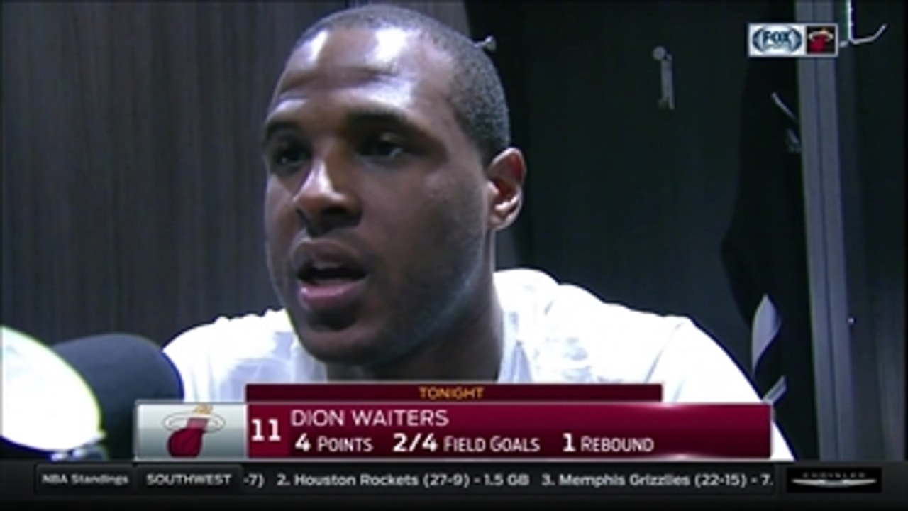 Heat's Dion Waiters says it felt good to be back on court
