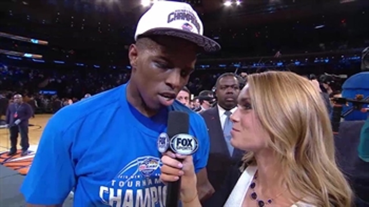 Isaiah Whitehead speaks after Big East Tournament win