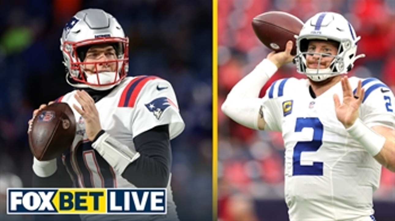 Geoff Schwartz: I like the Patriots to win outright vs. Colts I FOX BET LIVE