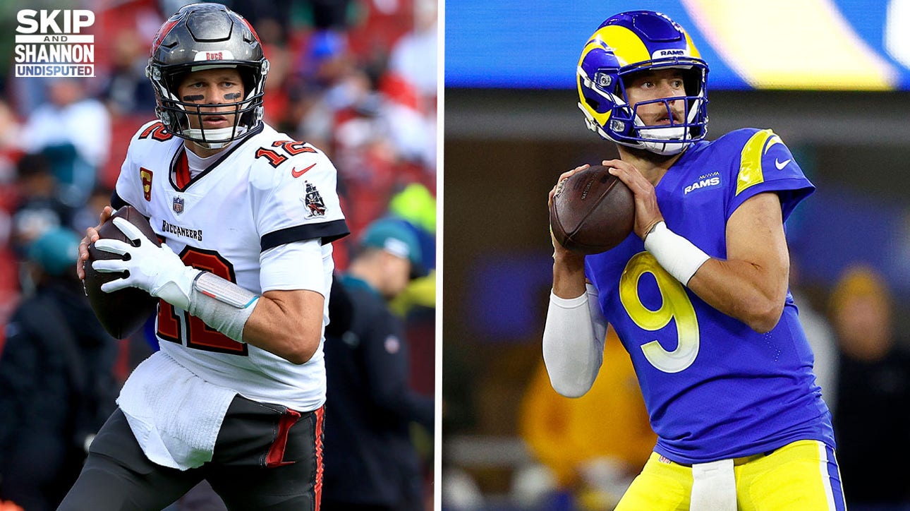 Skip Bayless predicts the winner of Bucs vs. Rams in their divisional round matchup I UNDISPUTED
