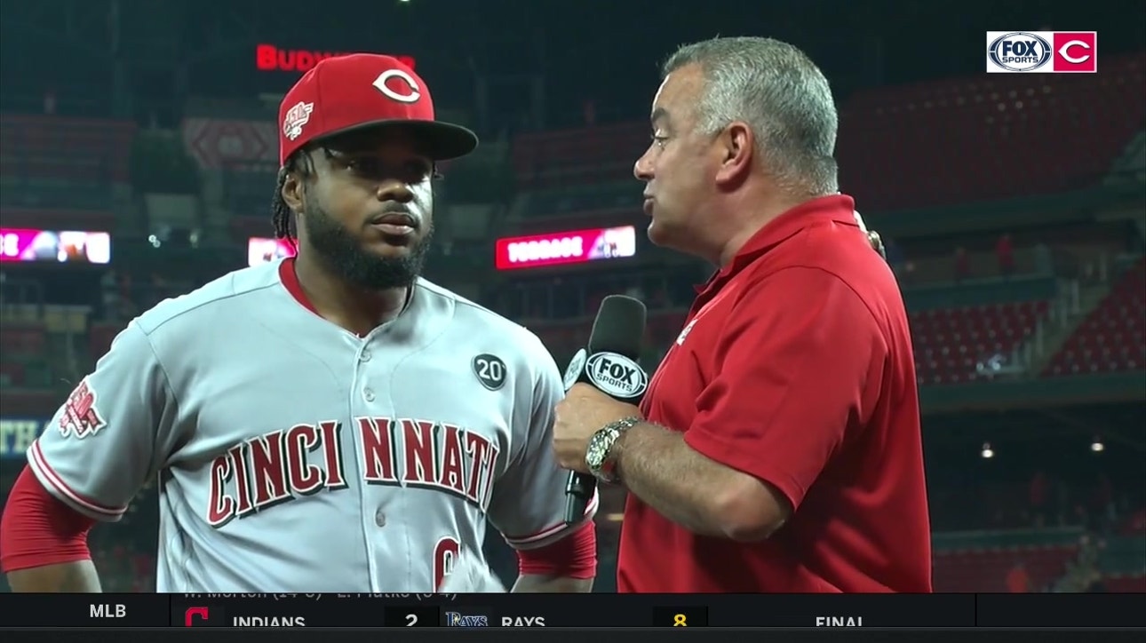 Phillip Ervin talks about getting the Reds offense started