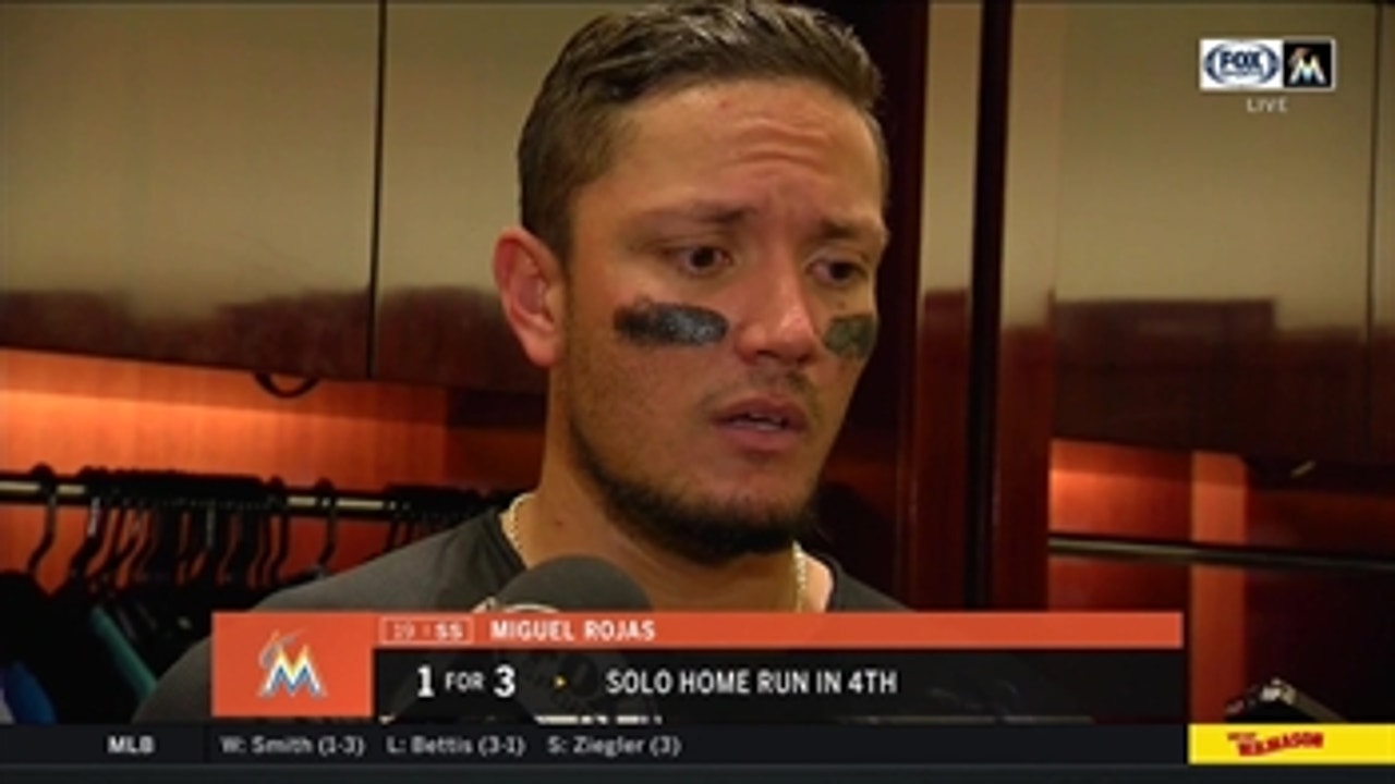 Marlins SS Miguel Rojas: 'This is a good time to carry the momentum into another series'