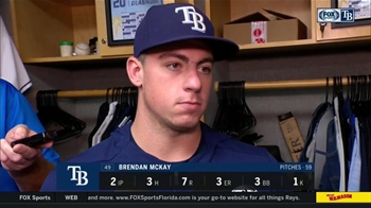 Rays LHP Brendan McKay breaks down his rough start after 9-3 loss to Mariners