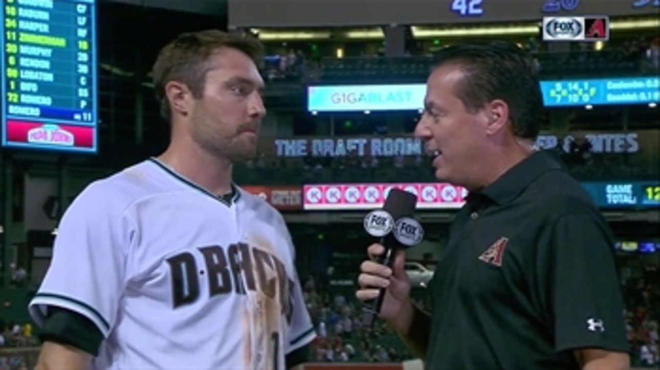 AJ Pollock: 'We don't give up.'