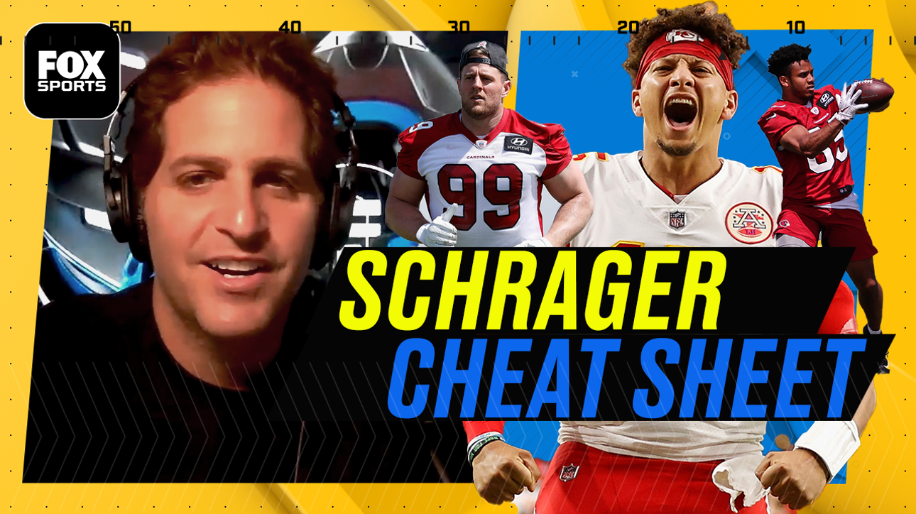 Peter Schrager's Cheat Sheet: Patrick Mahomes, Kyle Pitts, and others