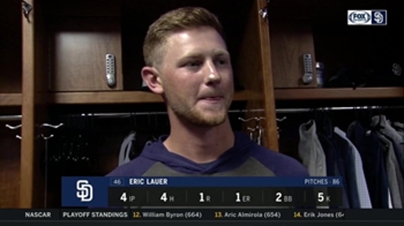 Eric Lauer set up the Padres win with nice night on the mound