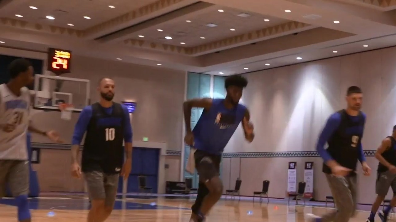 Magic hold practice at Disney in NBA bubble