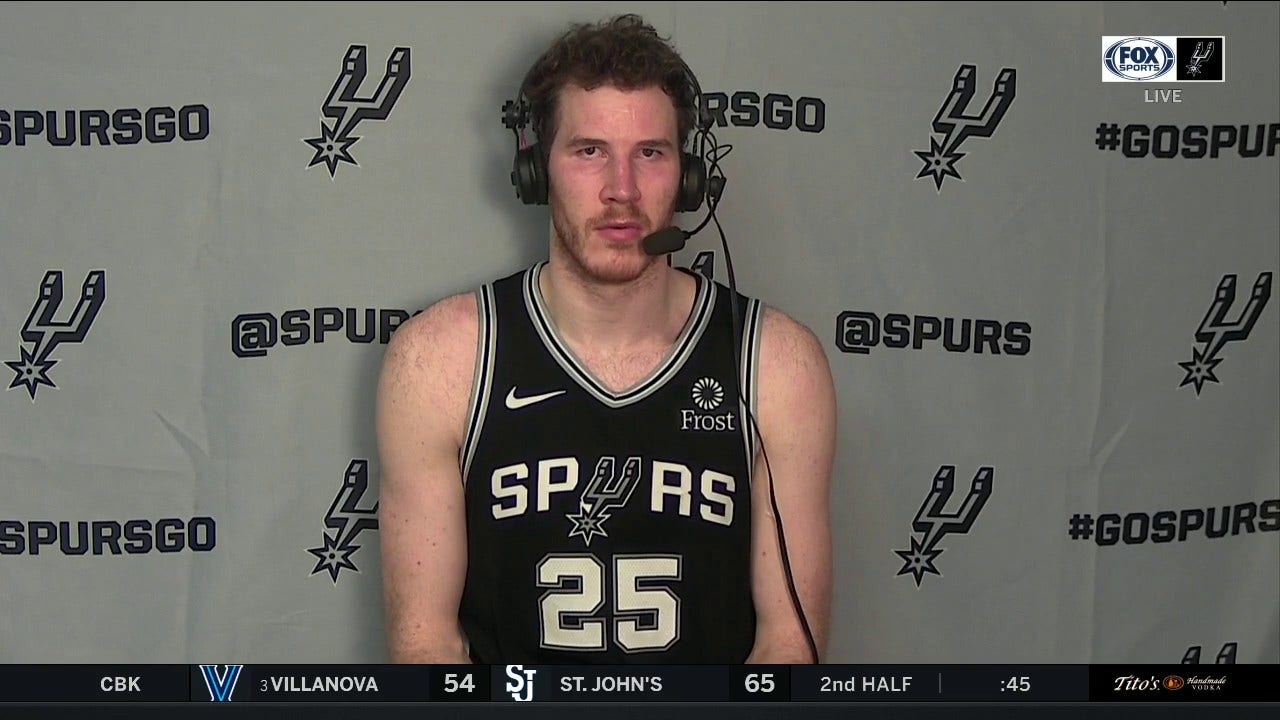 Jakob Poeltl: 'It was a tough fight'