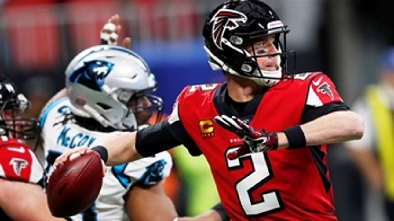 Matt Ryan's career-long TD pass helps Falcons beat Panthers, 40-20