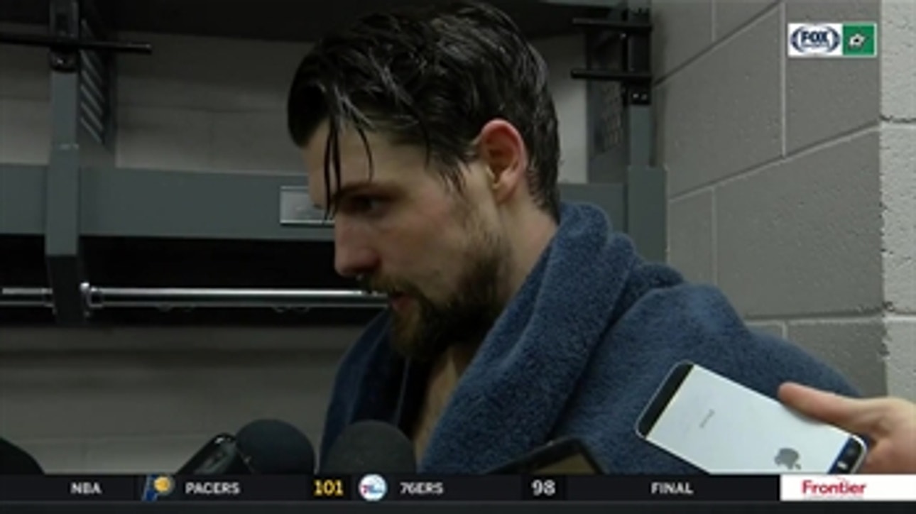 Jamie Benn talks chances, execution in loss to Canadiens