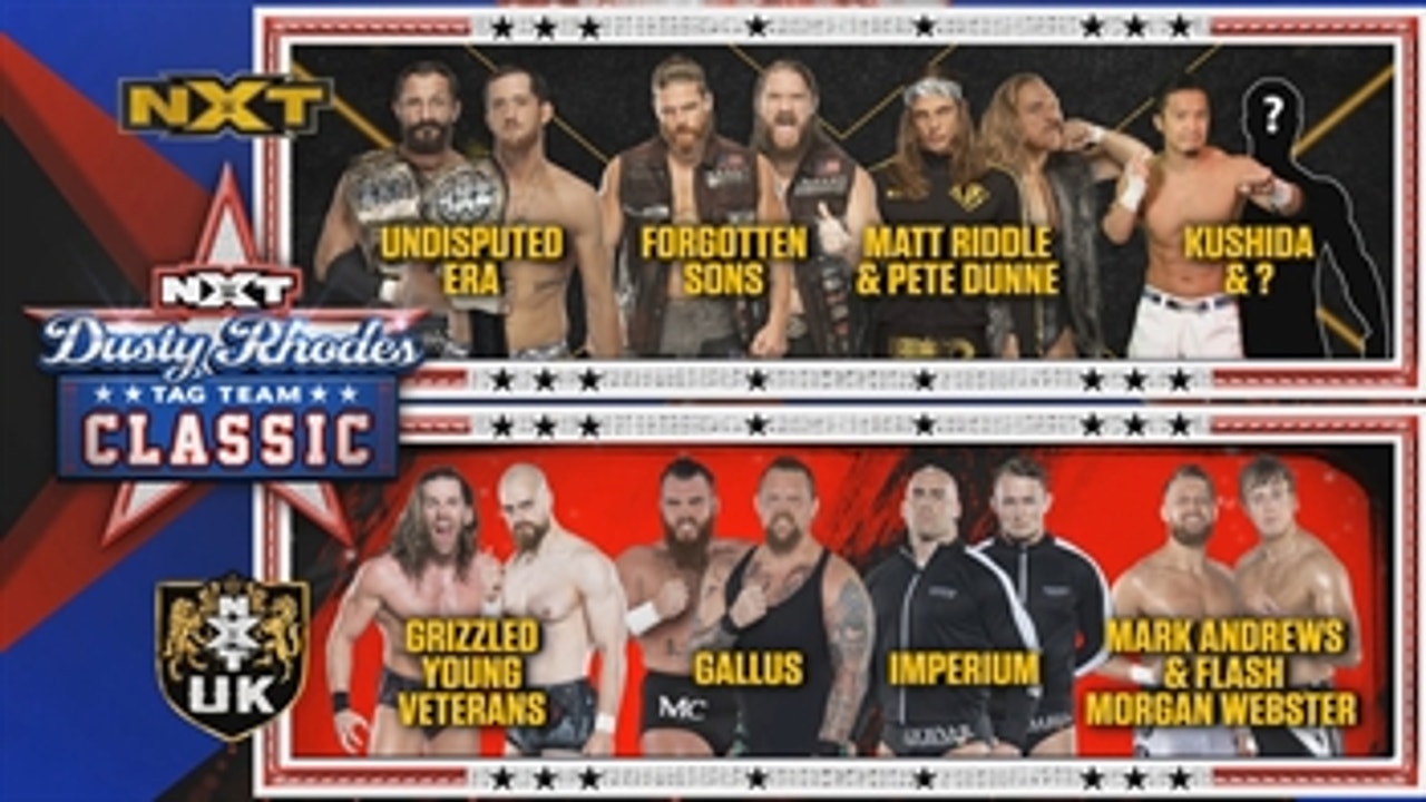 Dusty Rhodes Tag Team Classic entrants revealed: WWE NXT, Jan. 1, 2020