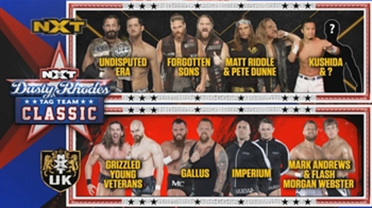 Dusty Rhodes Tag Team Classic entrants revealed: WWE NXT, Jan. 1, 2020