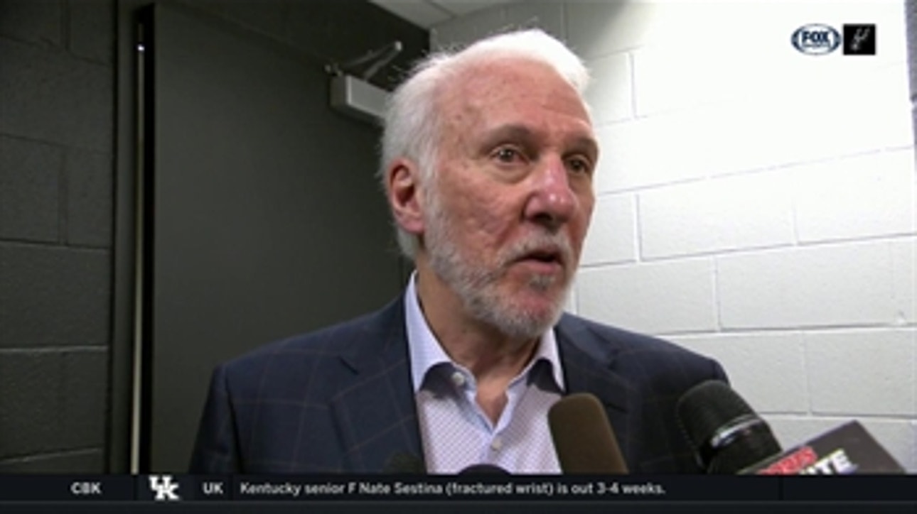 Gregg Popovich on the loss to the Timberwolves