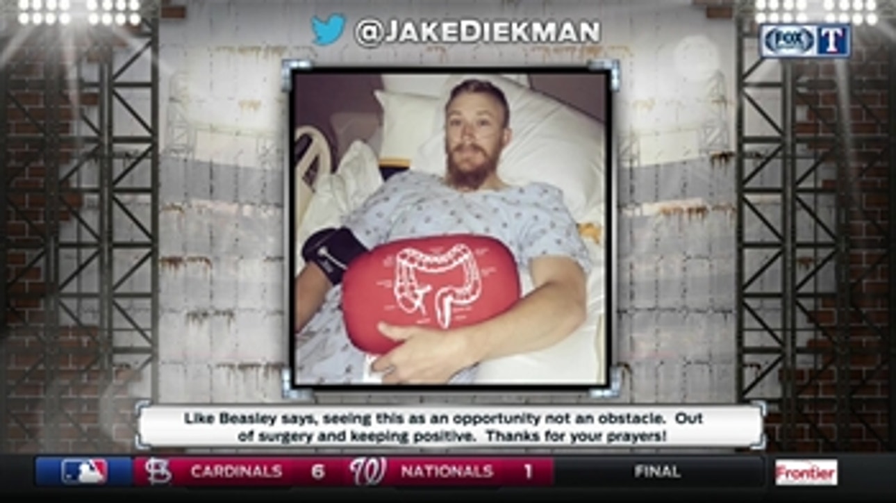 Rangers Live: Jake Diekman after his surgery