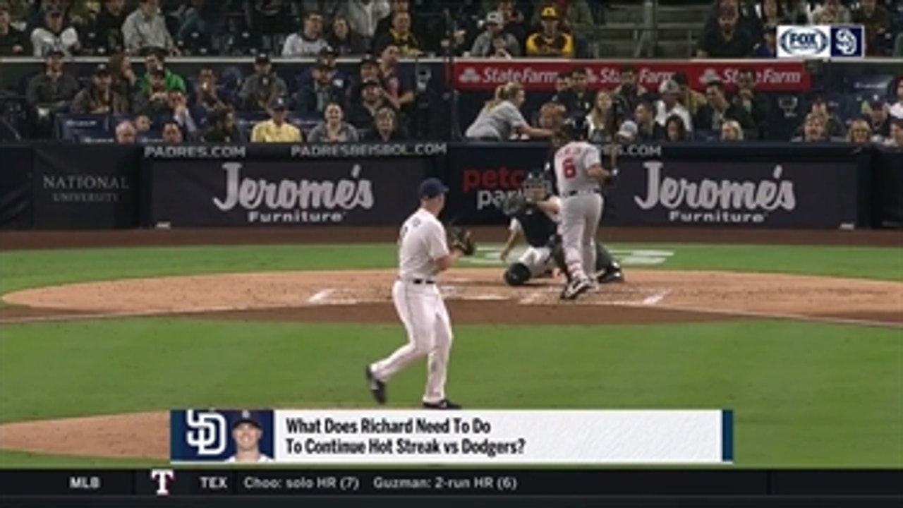 Clayton Richard attempts to continue recent hot streak vs resurgent Dodgers