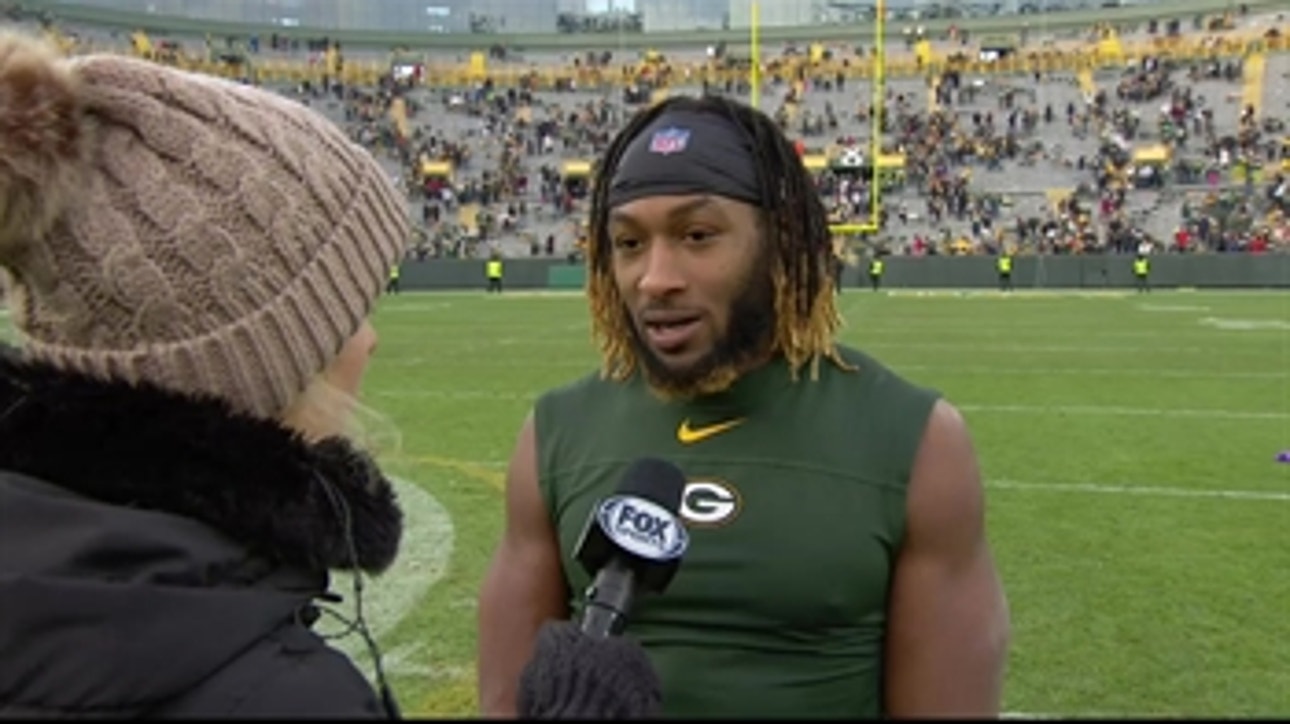 Aaron Jones after Packers win: 'December is a special time in Green Bay'