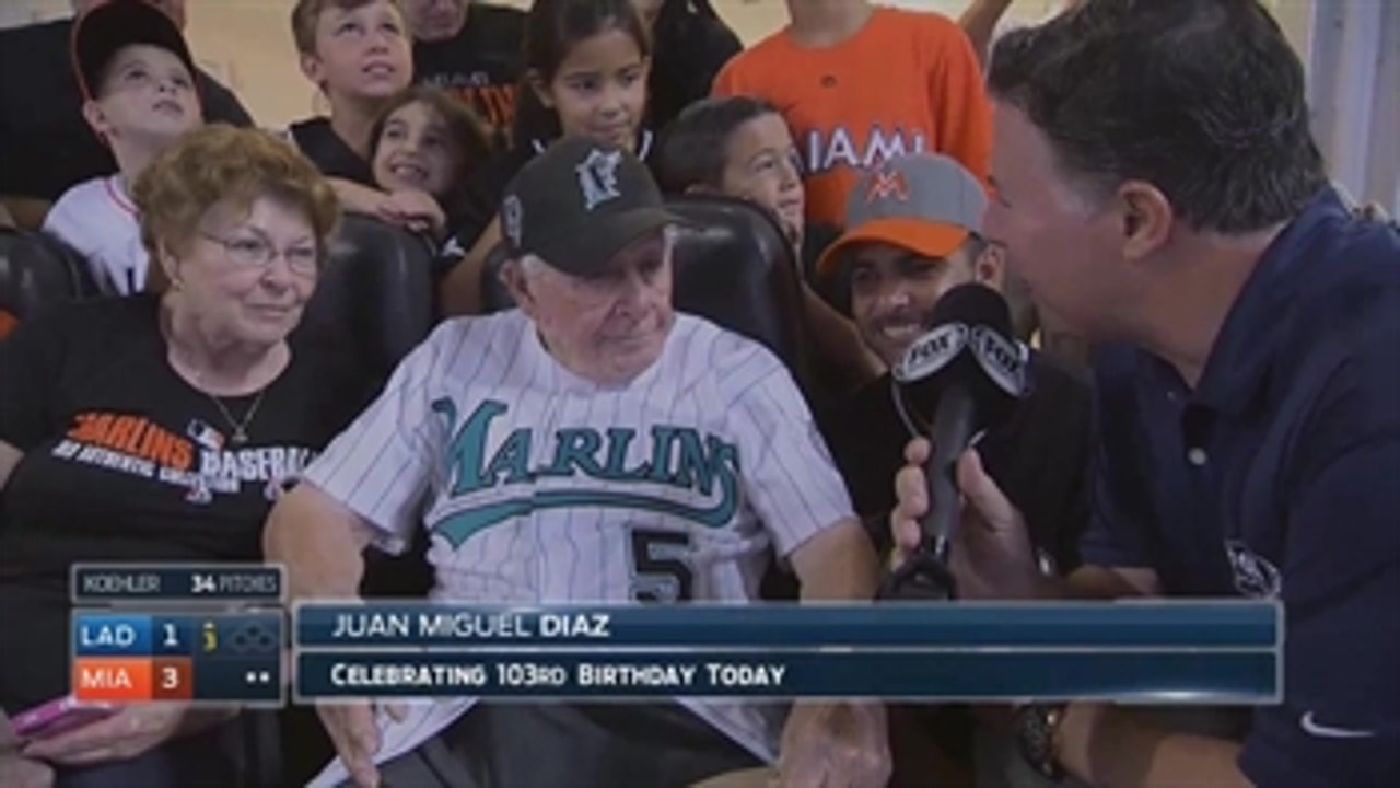 Juan Miguel Diaz celebrates 103rd birthday