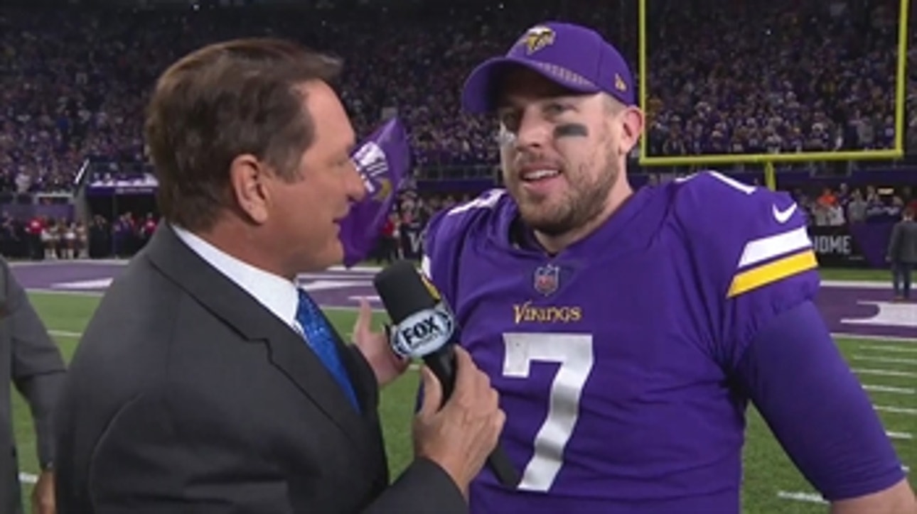 Case Keenum after game-winning TD pass: 'This is special, man'