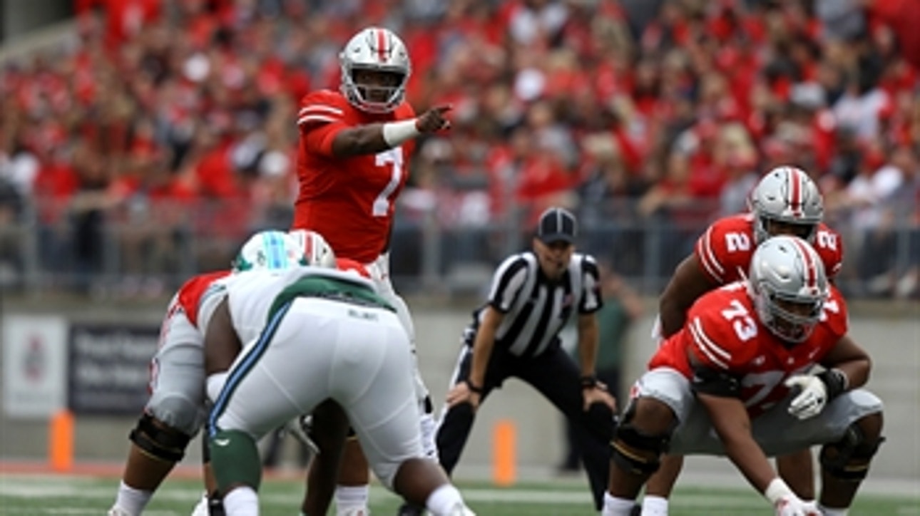 Dwayne Haskins throws 5 TDs for Ohio State against Tulane ' STATE OF THE BUCKEYES