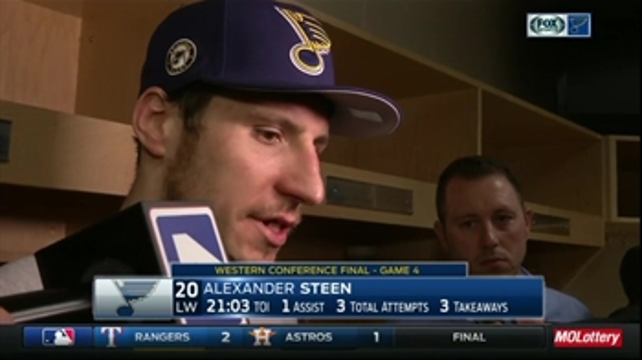 Alexander Steen: Game 4 win was complete team effort