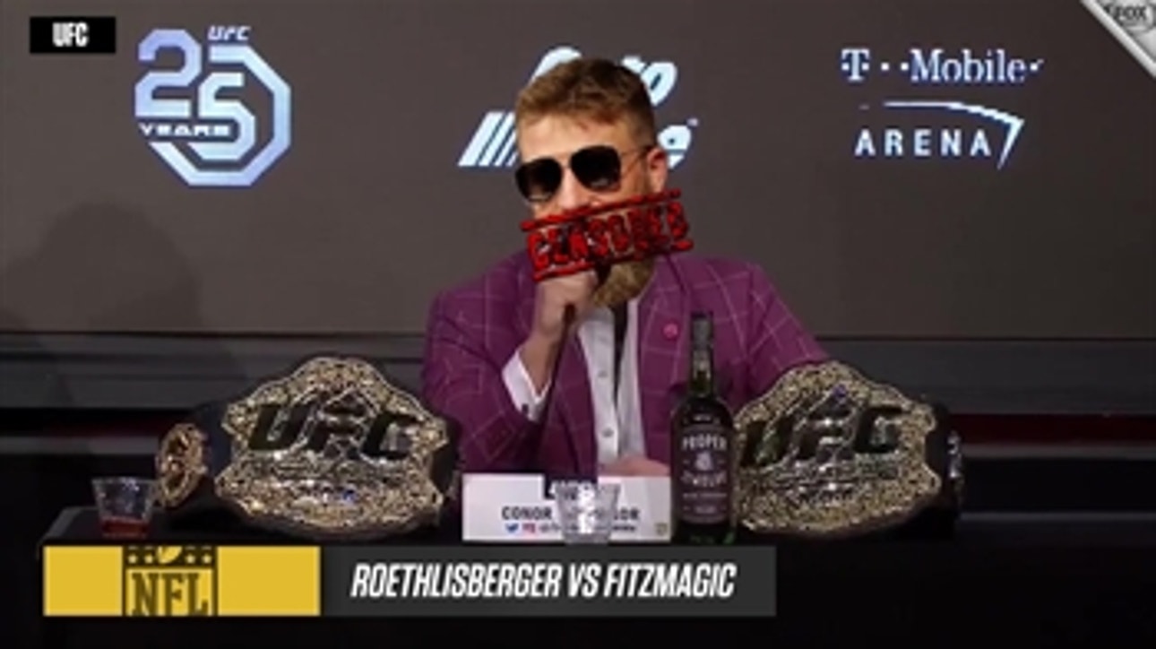Ryan Fitzpatrick has some fighting words for Ben Roethlisberger in this Conor McGregor mash-up