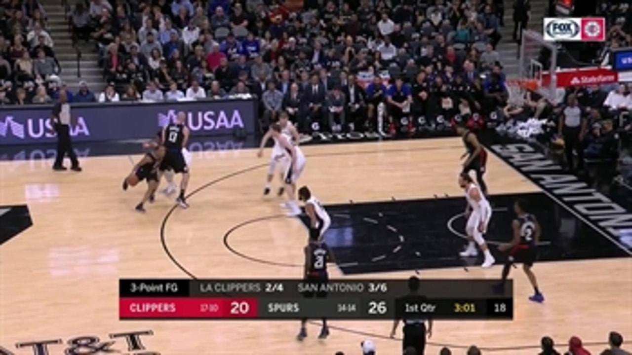 HIGHLIGHTS: Spurs top Clippers 125-87