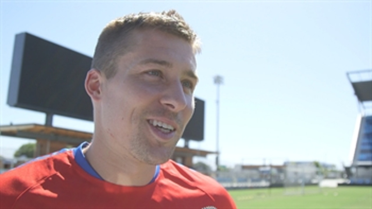 Matt Besler improves soccer skills by playing a sport with his hands