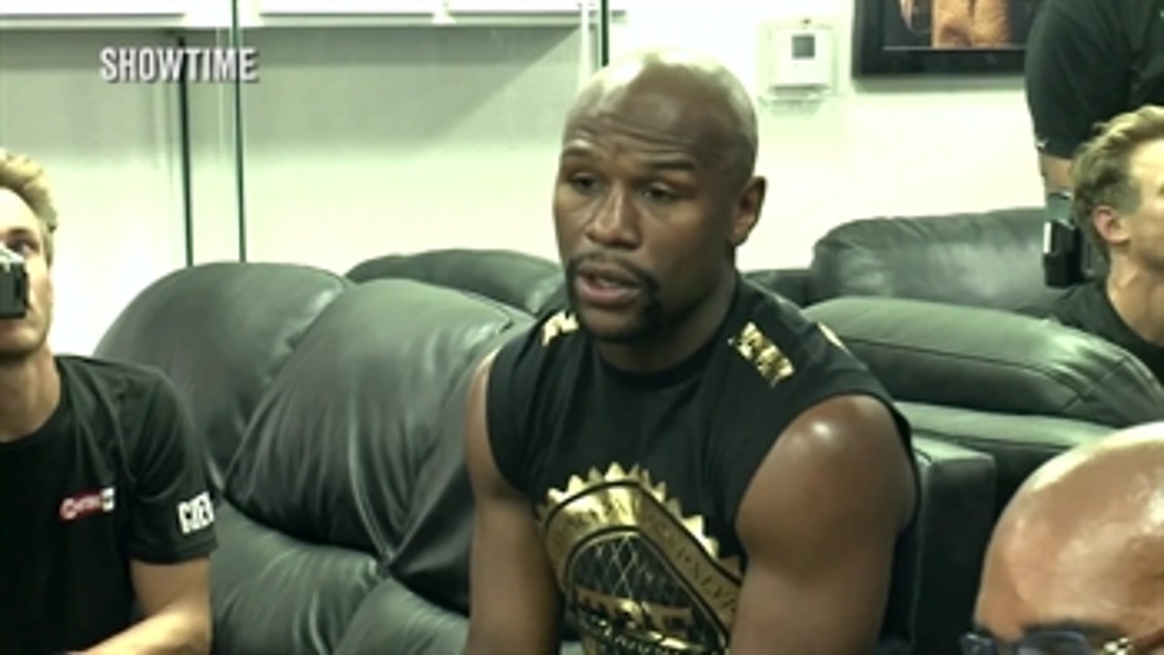 Floyd Mayweather's media day press conference